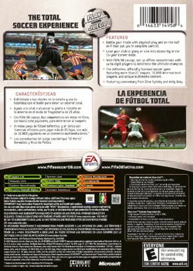 FIFA Soccer 06 (USA) box cover back